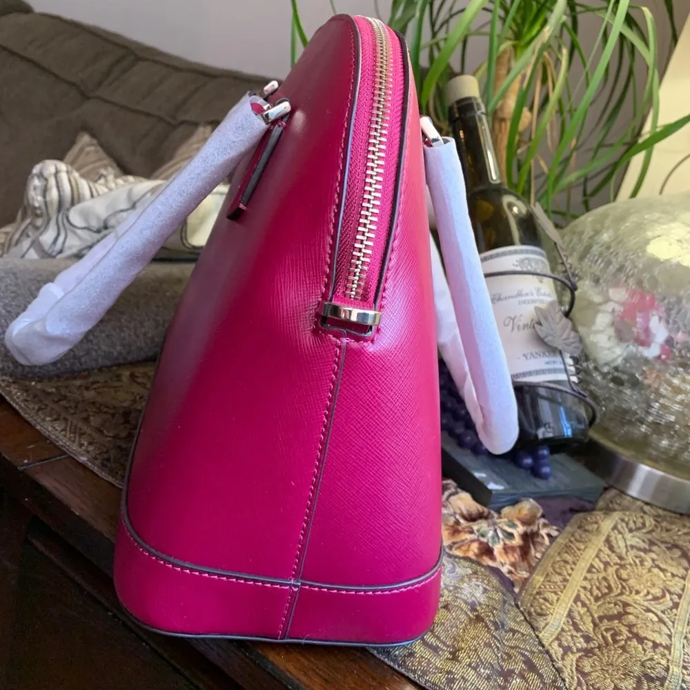 Authentic KATE SPADE leather top zip satchel/crossbody - Image 9