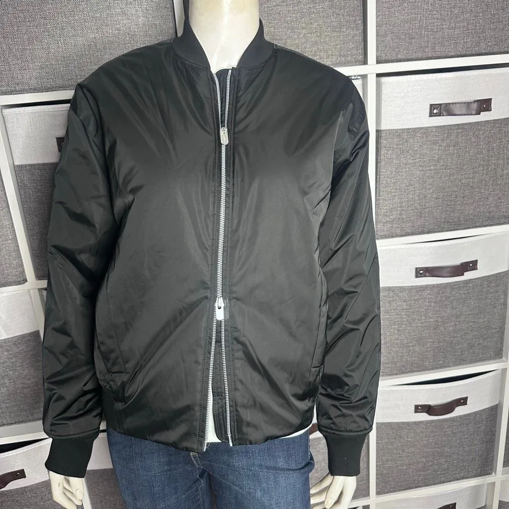 Athleta Sateen Bomber Jacket Size XS - Image 2