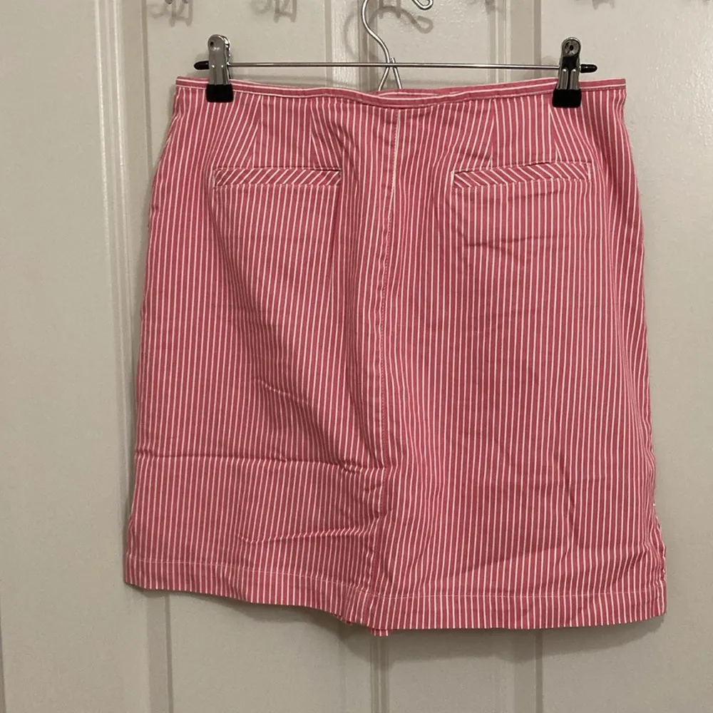 Barbiecore Liz Claiborne LizGolf Pink and White Striped Skort - Image 4