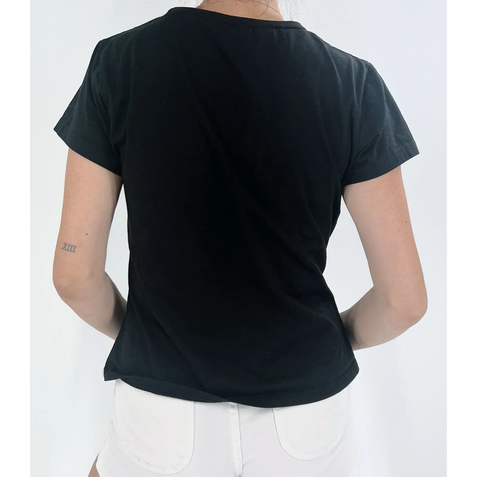 I’m Dead Inside Candy Heart Black Short Sleeve Tee Size Medium - Image 2