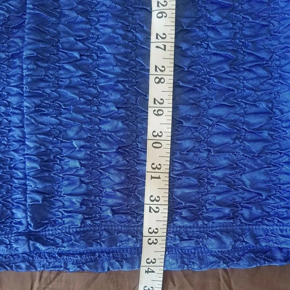 Cotton On Womens Dress Sz Medium Blue Sleeveless Ruched Bodycon Mini Y2K Club - Image 11