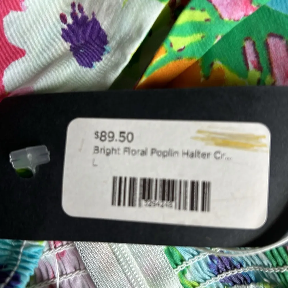 KARLIE nwt flower power poplin halter mini dress - Image 5