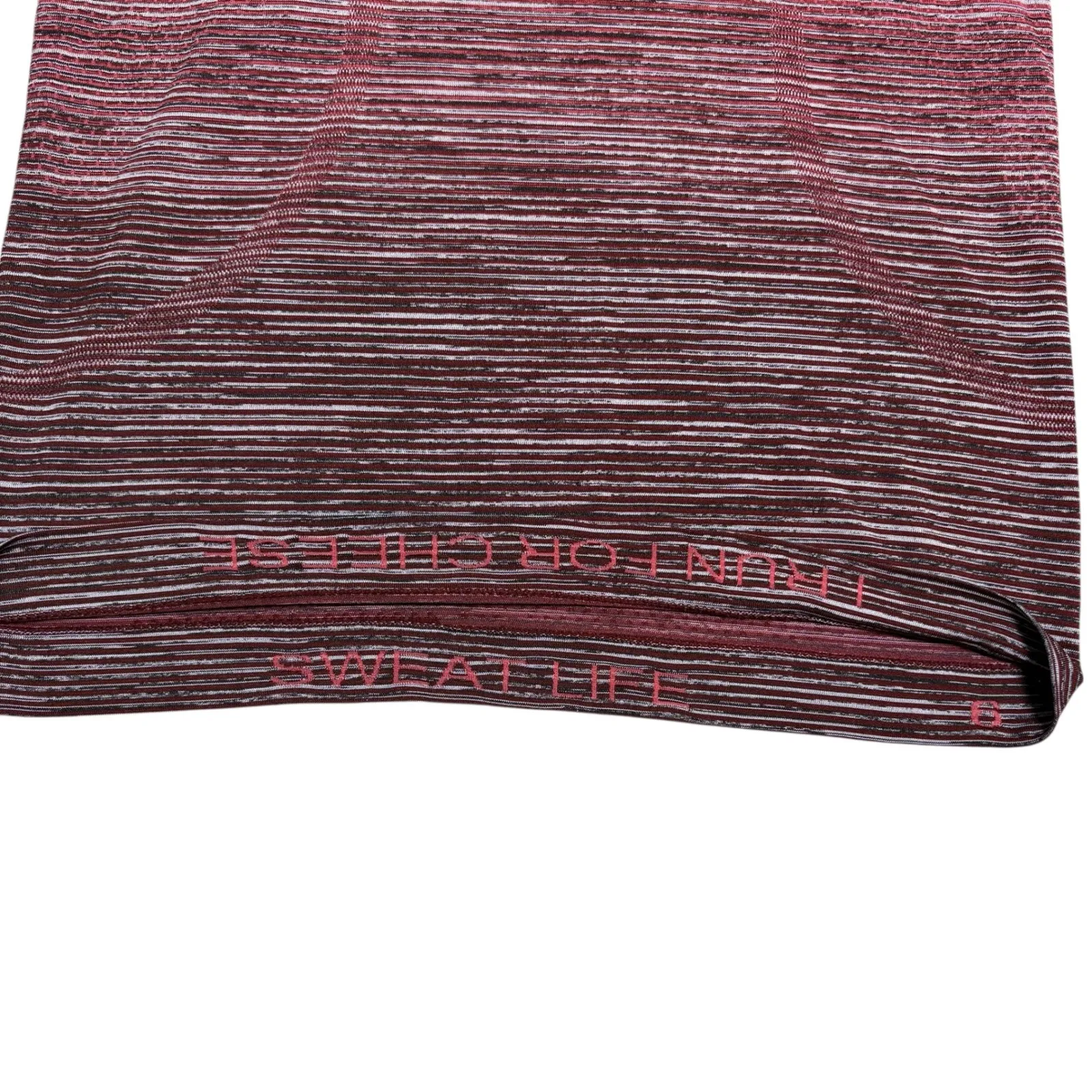 Lululemon Swiftly Tech 2.0 Racerback Tank Top Women's Ombre Red Black Activewear - Image 9