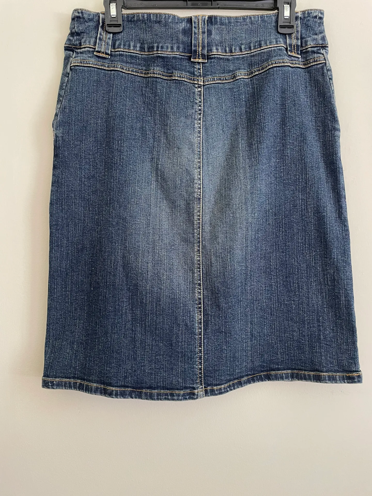 Crazy Horse  Denim Pencil Jean Skirt - Image 3