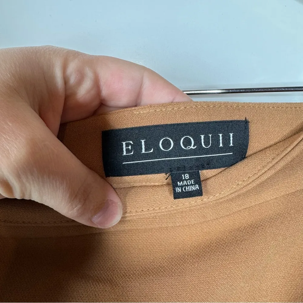 Eloquii Camel Color Short Pencil Skirt Size 18 - Image 3