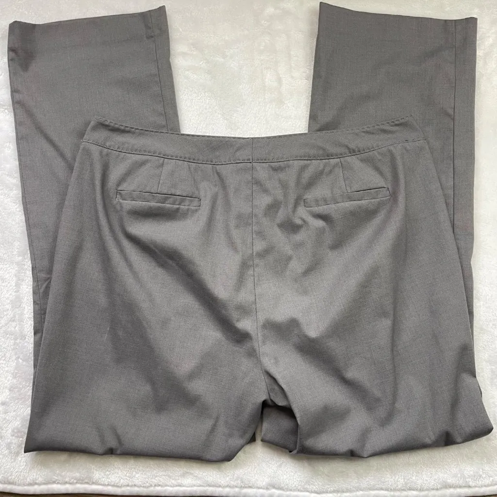Halogen Taylor Fit Gray Trousers Dress Pants Women's‎ 14W Professional Pockets - Image 7
