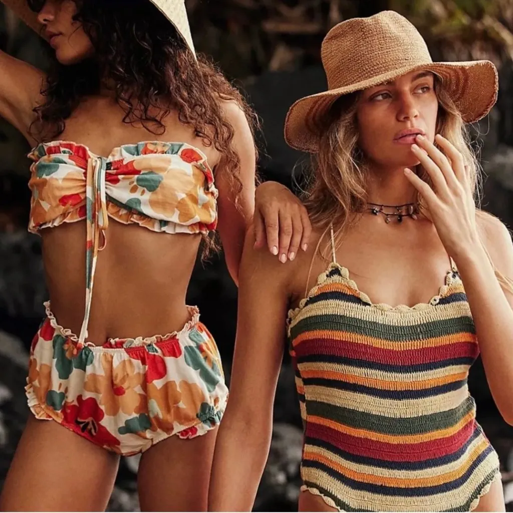 Free People Soft Spoken Packable Sun Hat Resort Wear Vacation Pool Lake One Size - Image 10