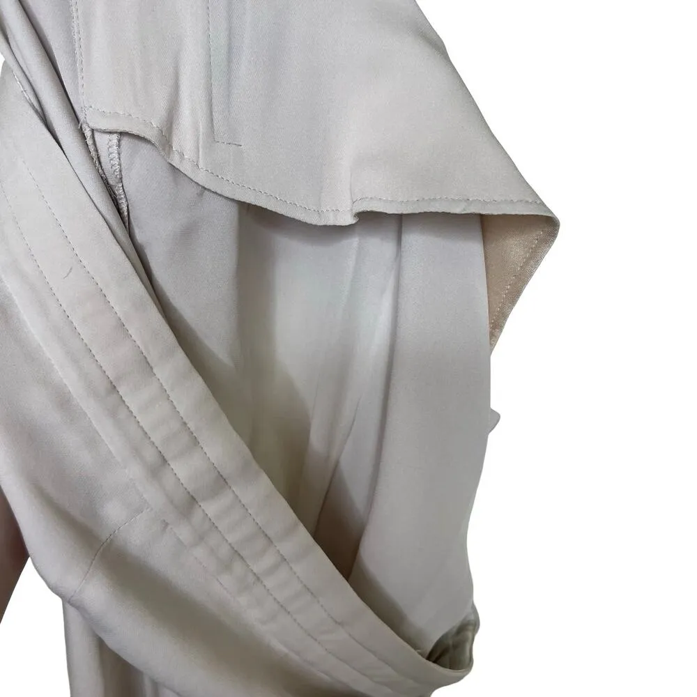 Loro Piana cream silk pull on trousers sz IT 40 US 4 - Image 12