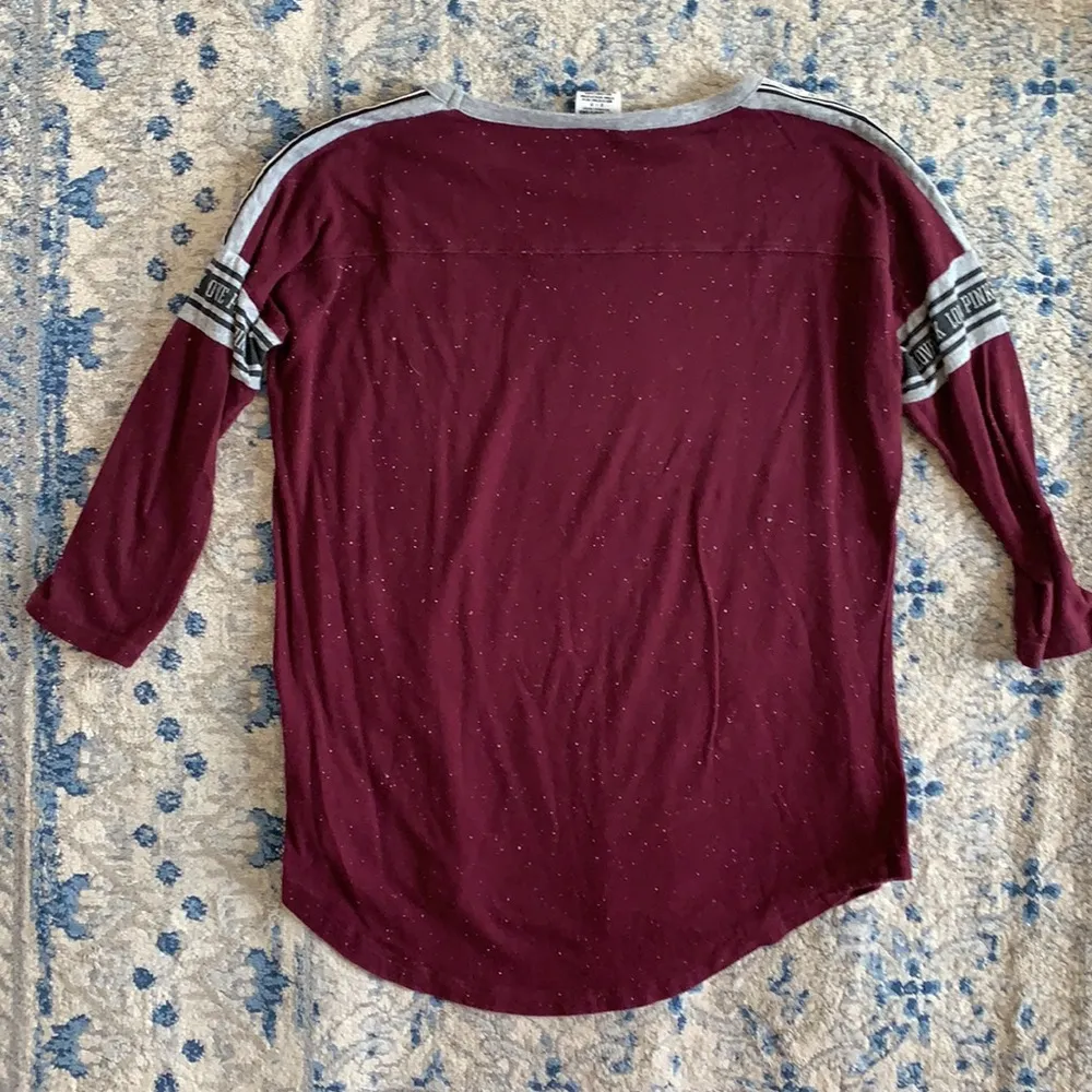 Victoria’s Secret PINK Drop Sleeve Speckled 3/4 Sleeve Top - Image 6