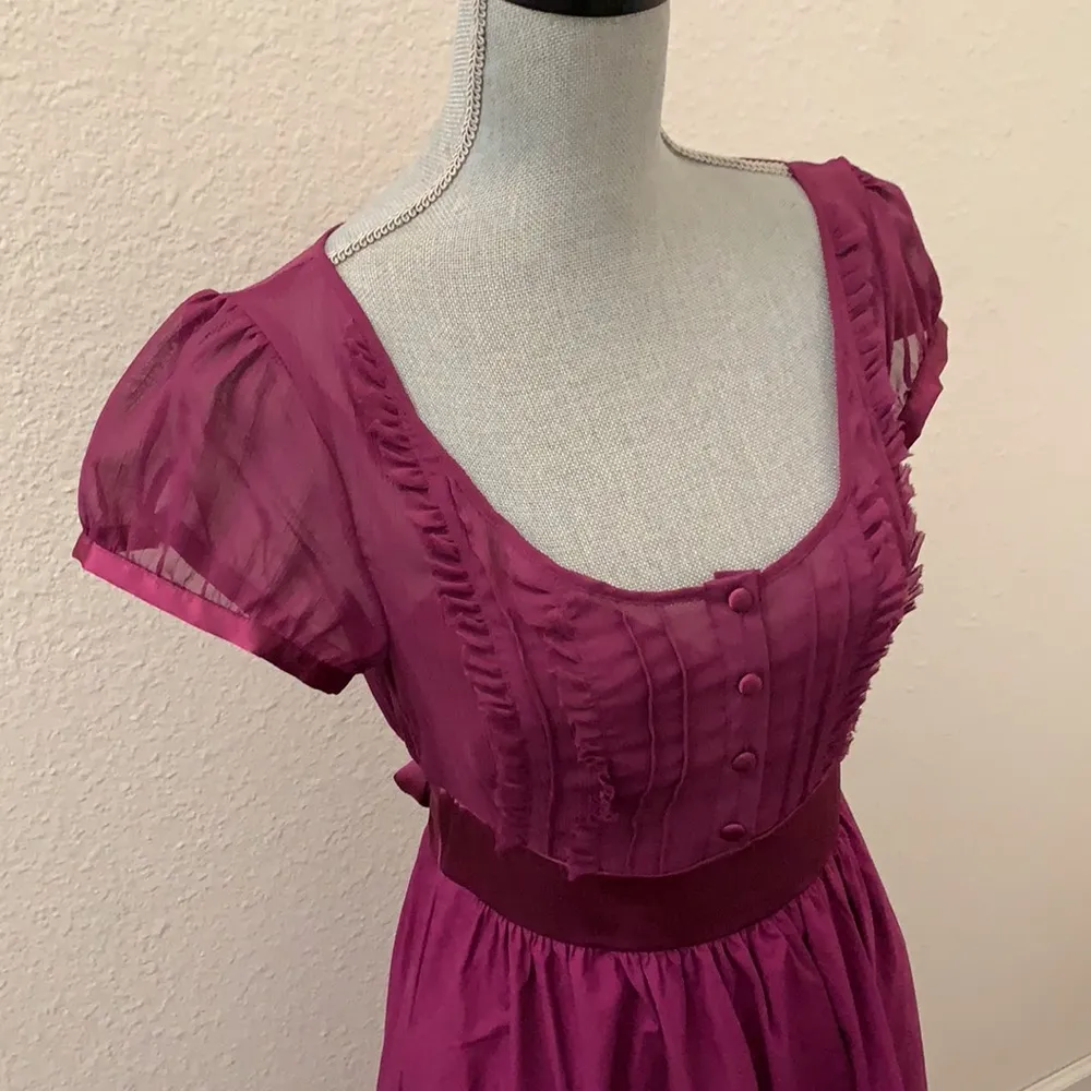 Kimchi Blue purple dress medium M Urban Outfitters UO short Sleeve Y2K GORGEOUS - Image 4