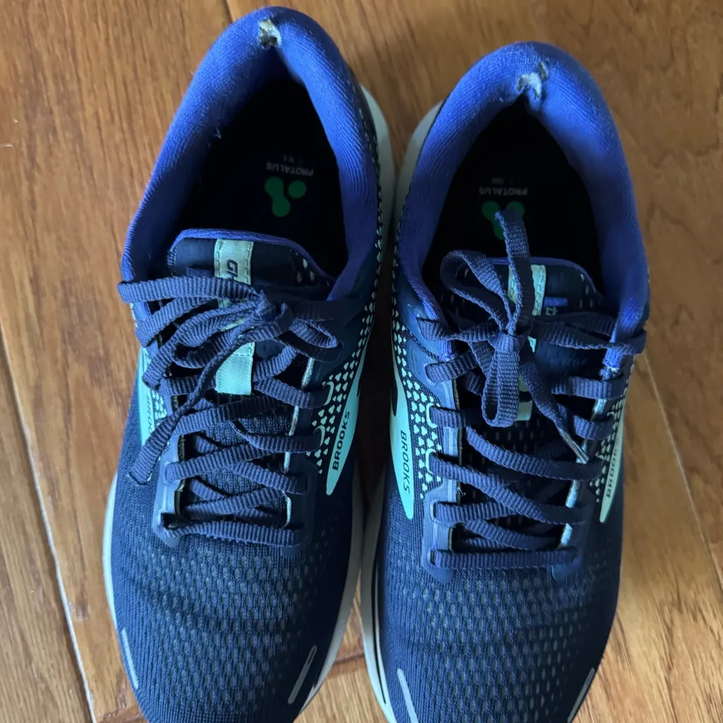 Brooks Ghost 14 Athletic Sneaker Shoes Women's Size 11 Purple Mint Green - Image 8