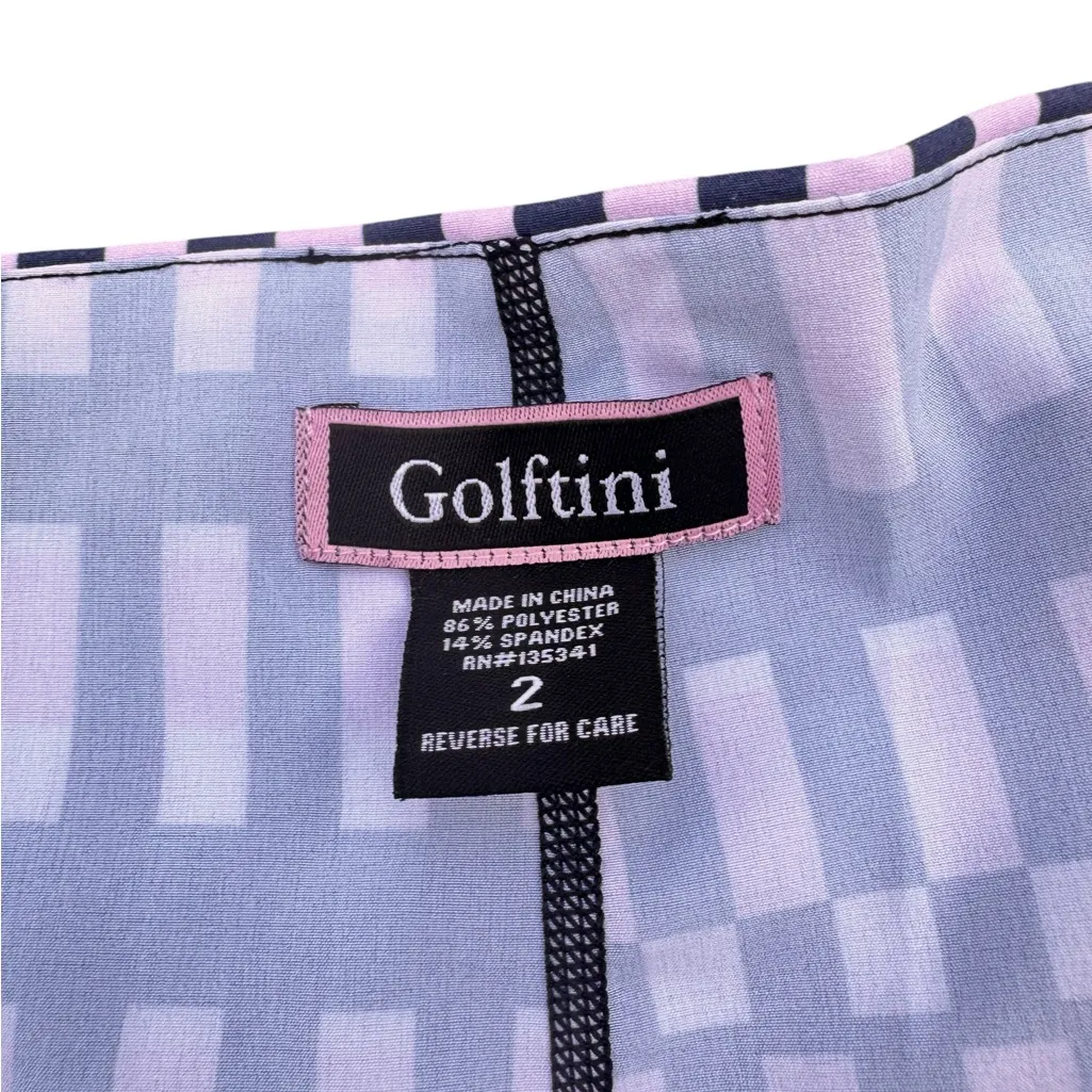 Golftini NWOT Golf/Pickleball/Tennis “Balance” Navy and Pink Skort Stretch Sz 2 - Image 7