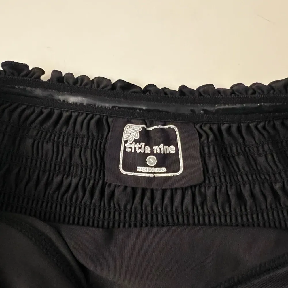 Title Nine active Black Halter Dress smock open back S - Image 2