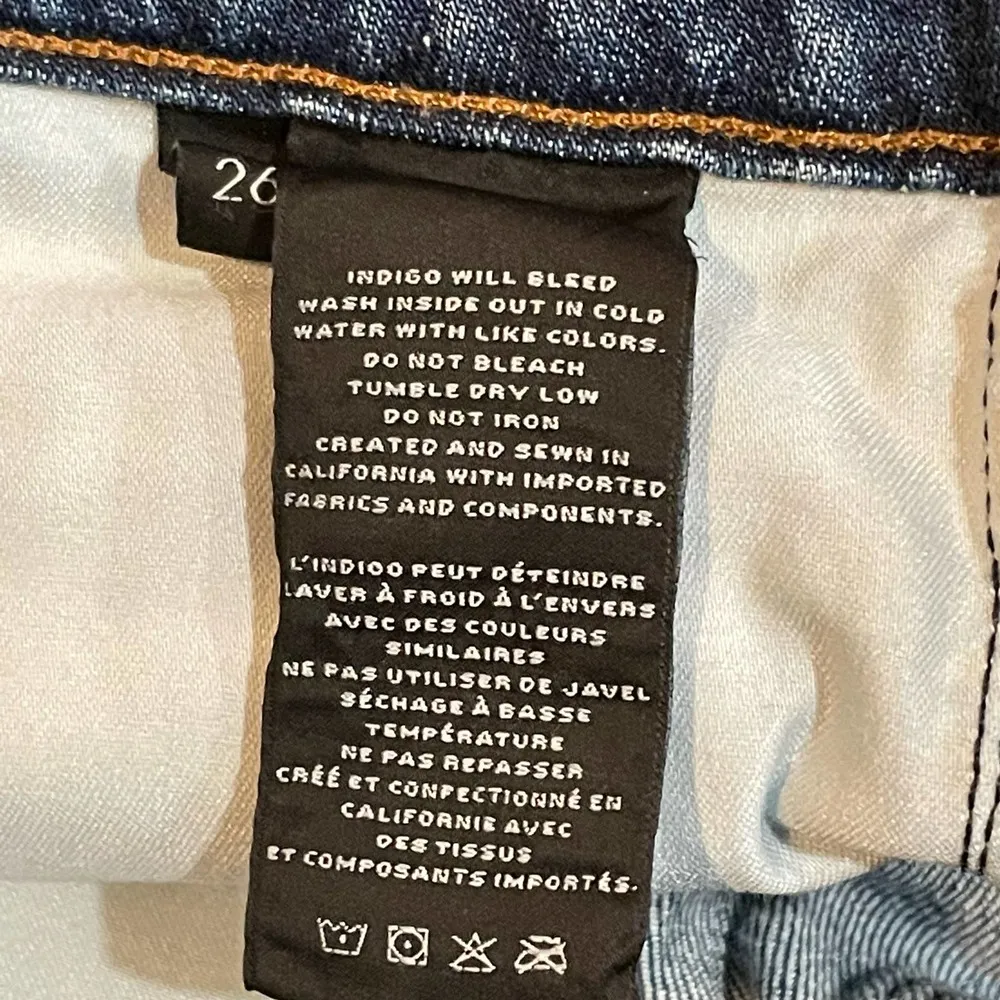 J Brand Gracie High Rise Distressed Cut Off Jean Shorts - size 26 - Image 4