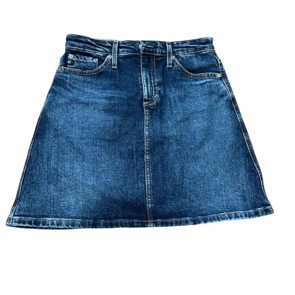 AG Adriano Goldschmied A-line demim skirt 25 - Image 3