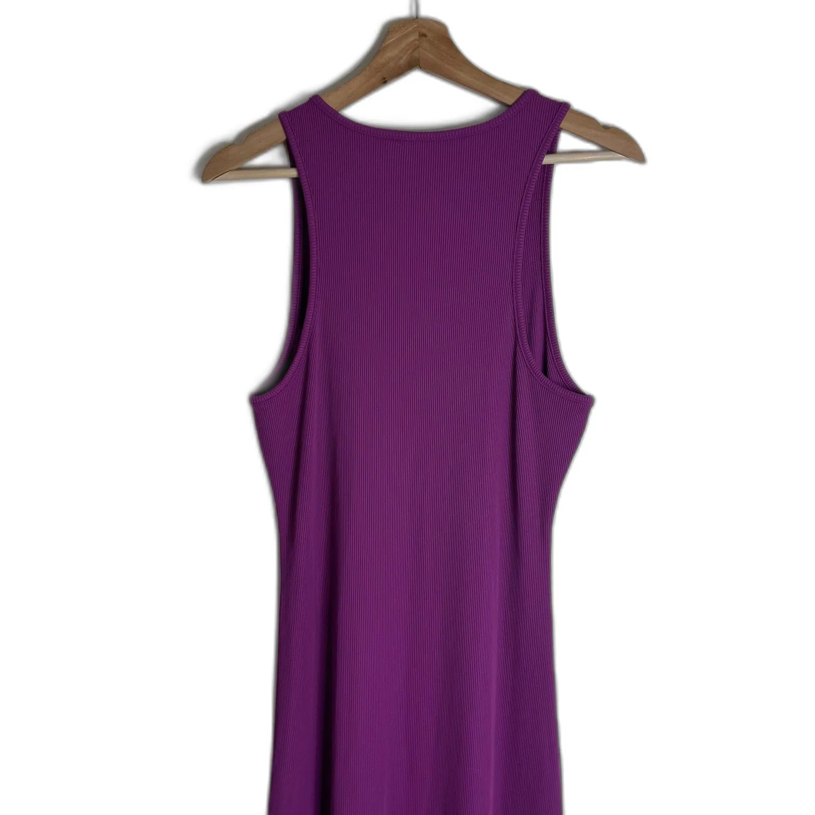 White House Black Market Dress Womens Large baie Rib Knit Sleeveless Midi NWOT - Image 10