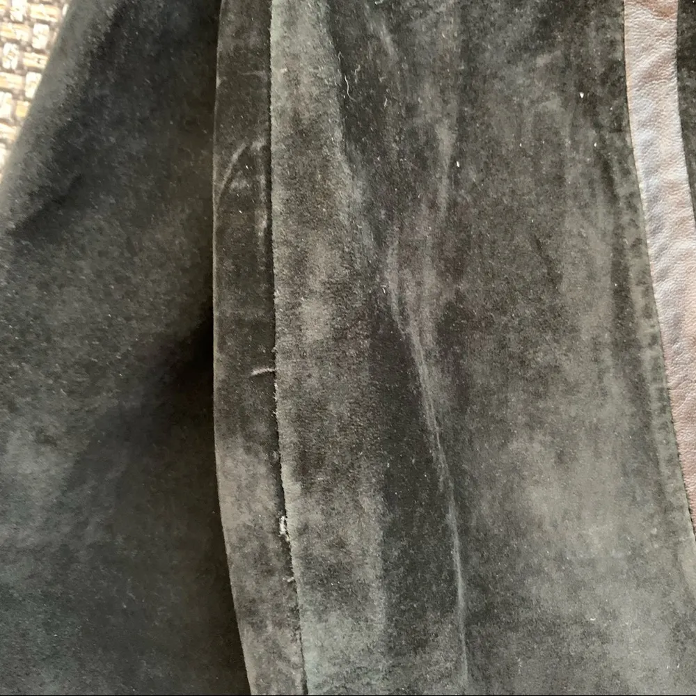 EUC Alfani Suede and Leather Striped Pencil Skirt - Image 3