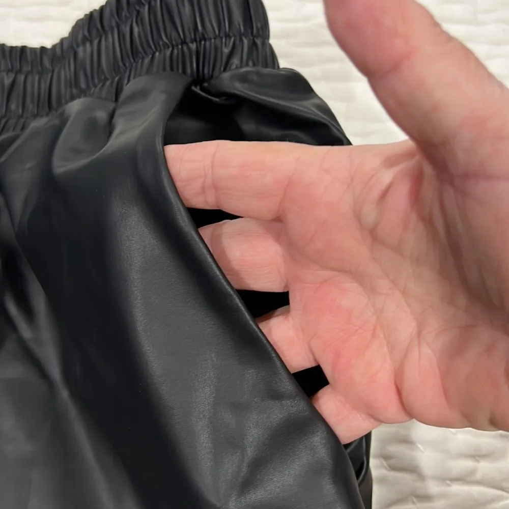 First Love Faux Leather Shorts - Image 4