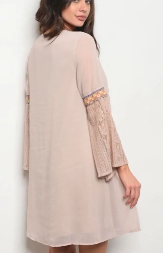 Taupe Dress M Tan Size M - Image 2