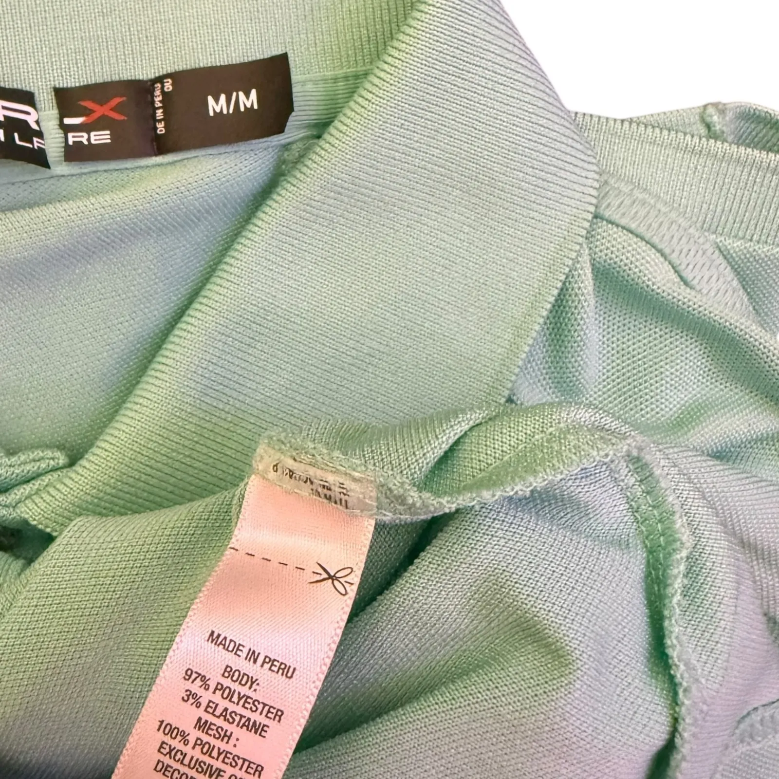 RLX Ralph Lauren Womens PGA Polo Shirt Size M Green Performance Golf Shirt‎ - Image 8