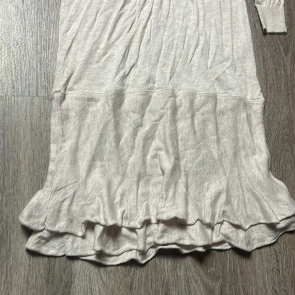 Free People Ruffle Me Up Knit Keyhole Dresss Size Small Petite - Image 7