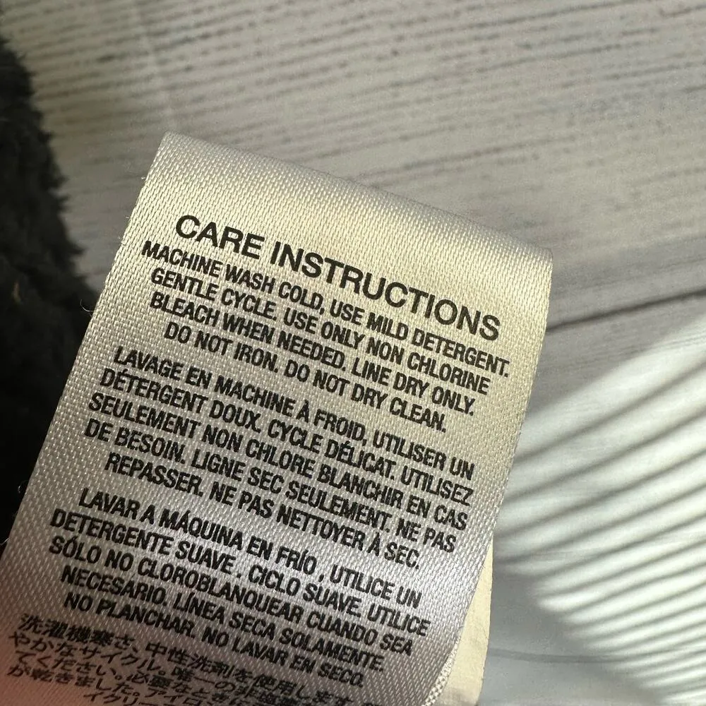 Obermeyer Womens size Medium Greyson Reversible Sherpa Vest Gray Black - Image 12