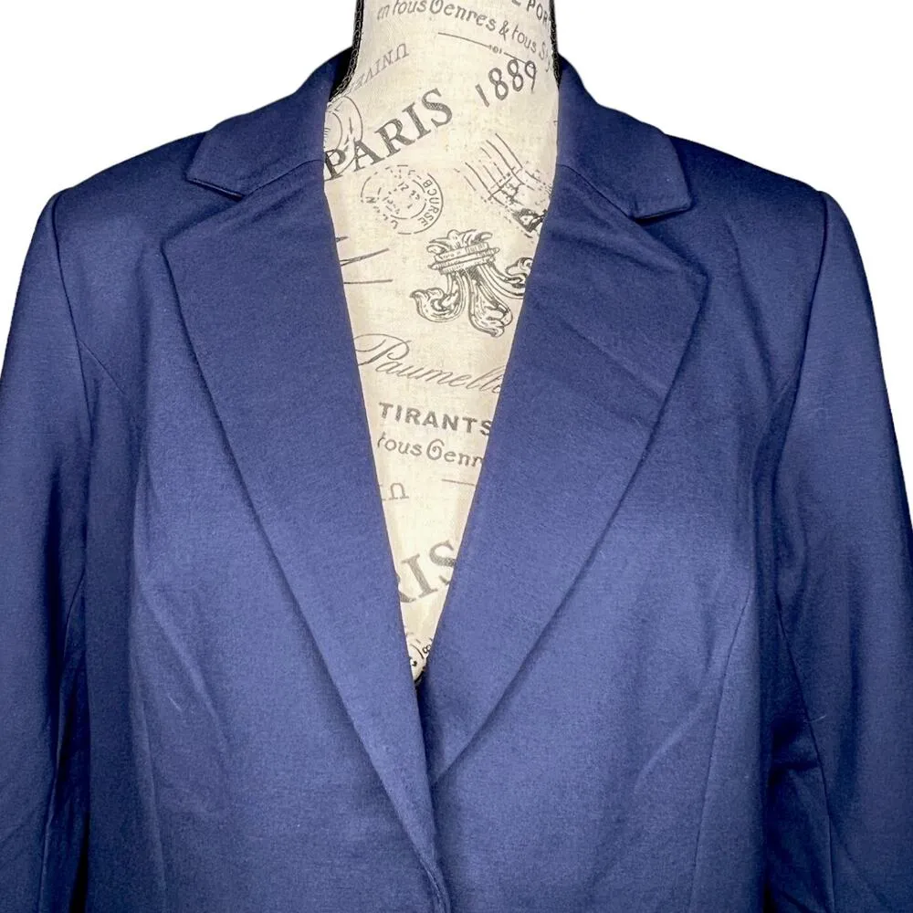 41Hawthorn SMALL Lisa Long Line Ponte Blazer - Image 14