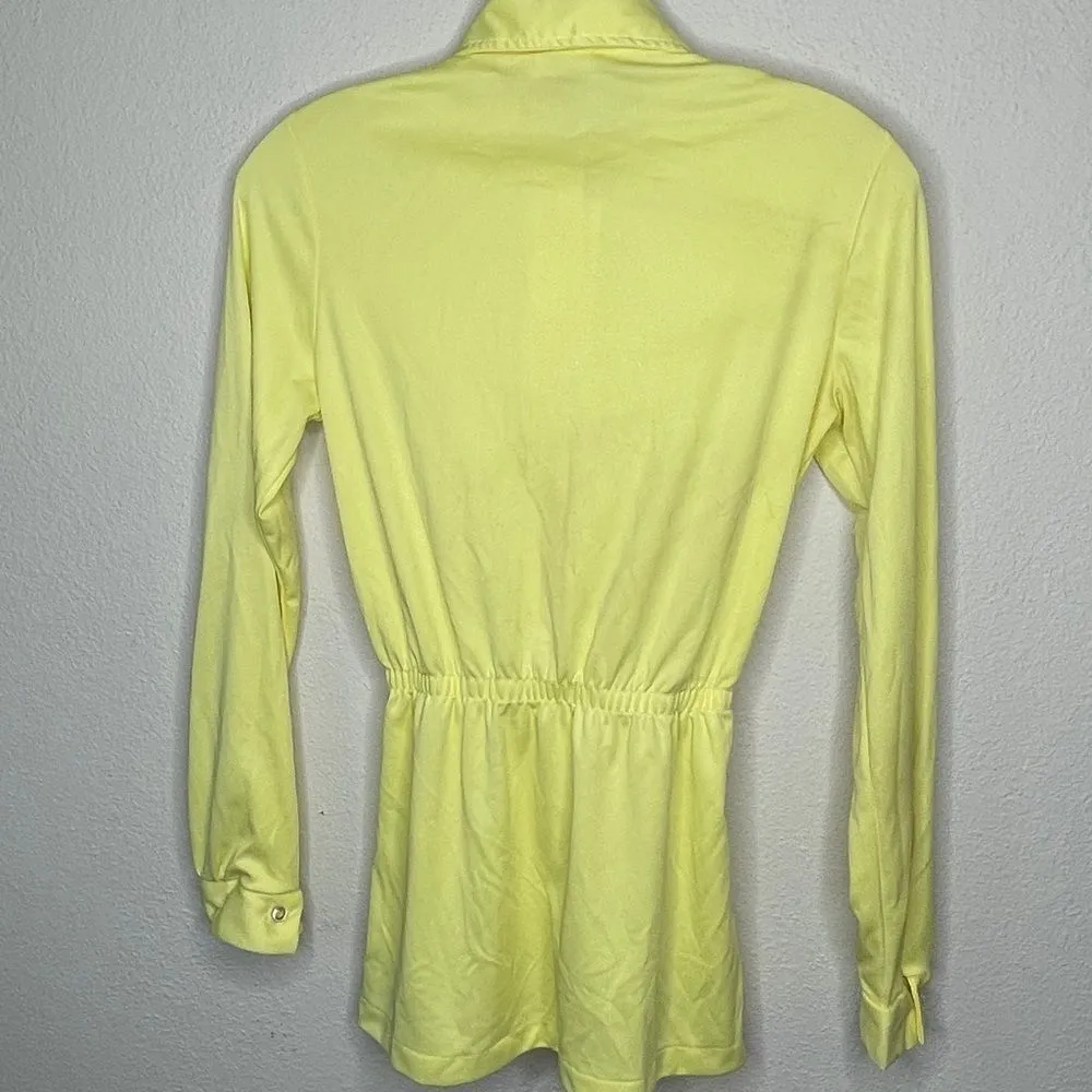 Vintage JC Penney Shirt Yellow Size M - Image 2