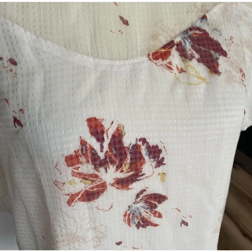 GF Collection Women's Floral Print Blouse Multicolor Size S - Image 3