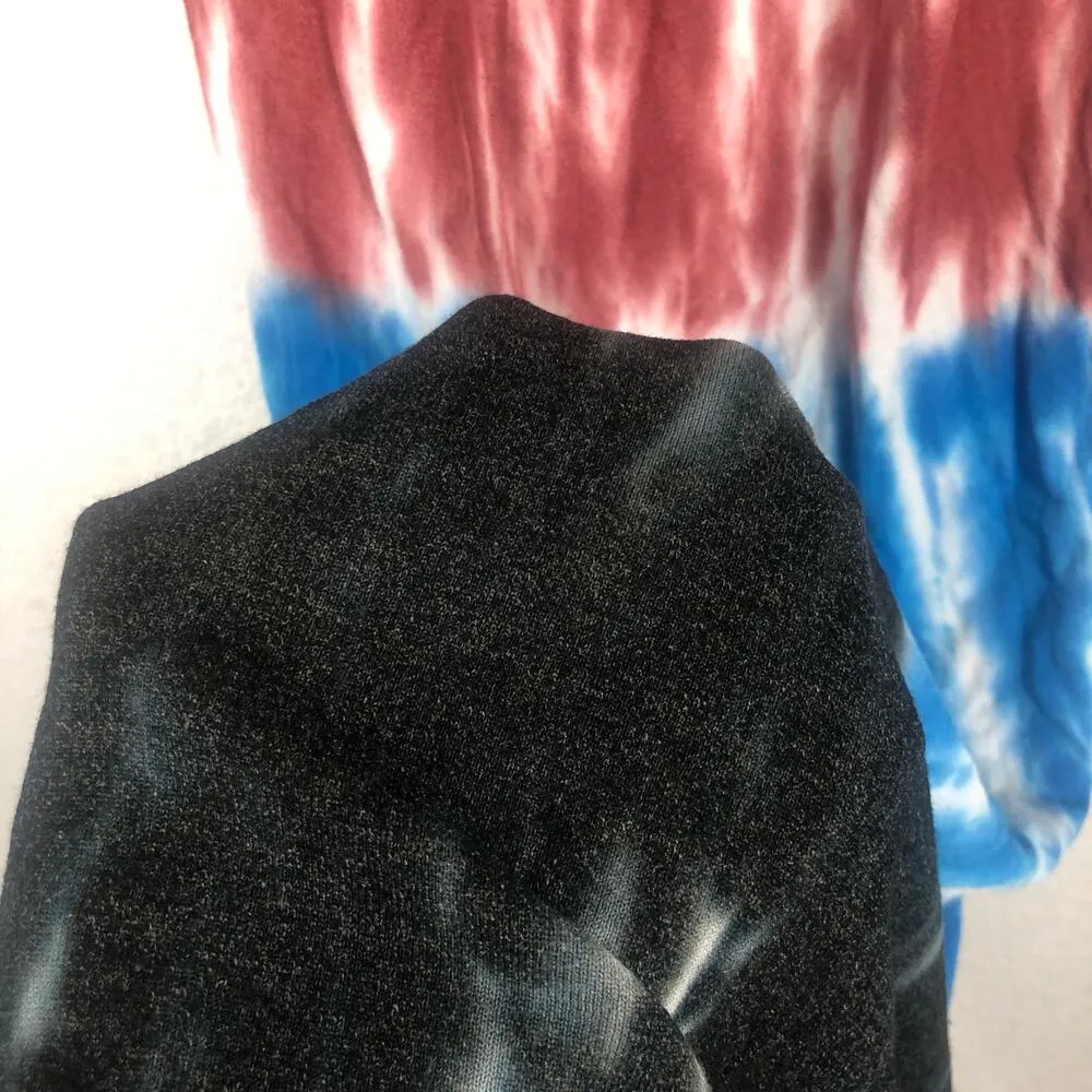 Zara Tie Dye Maxi Dress Size Medium Shift Oversized Boho 9874/100 4TH Of July - Image 11