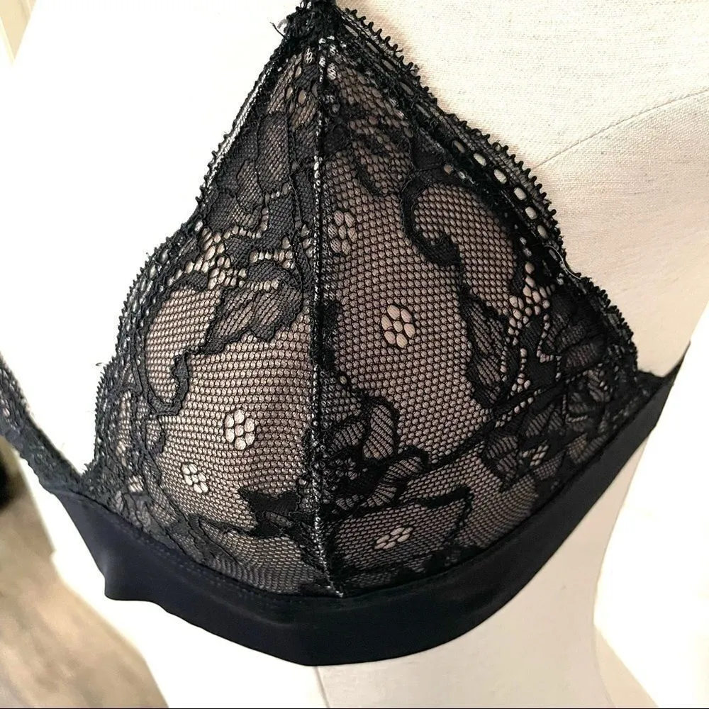 Pure water black lace bra - Image 8