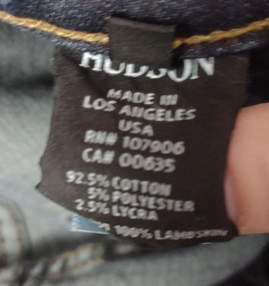 Hudson JEANS Hudson ava super skinny crop jeans size 25 - Image 8