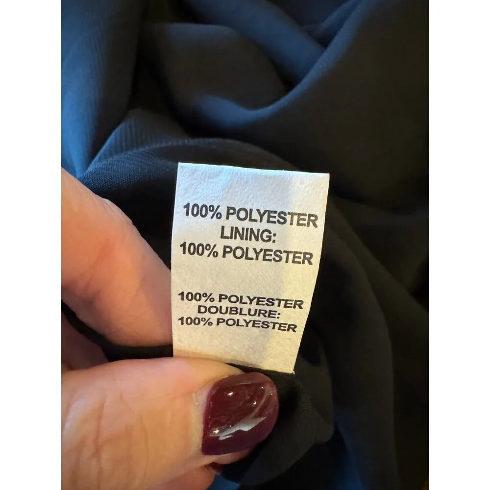 Ramy Brook Dress Women 00 Black Satin Rhinestone Embellished Foxy Mini‎ Cocktail - Image 11