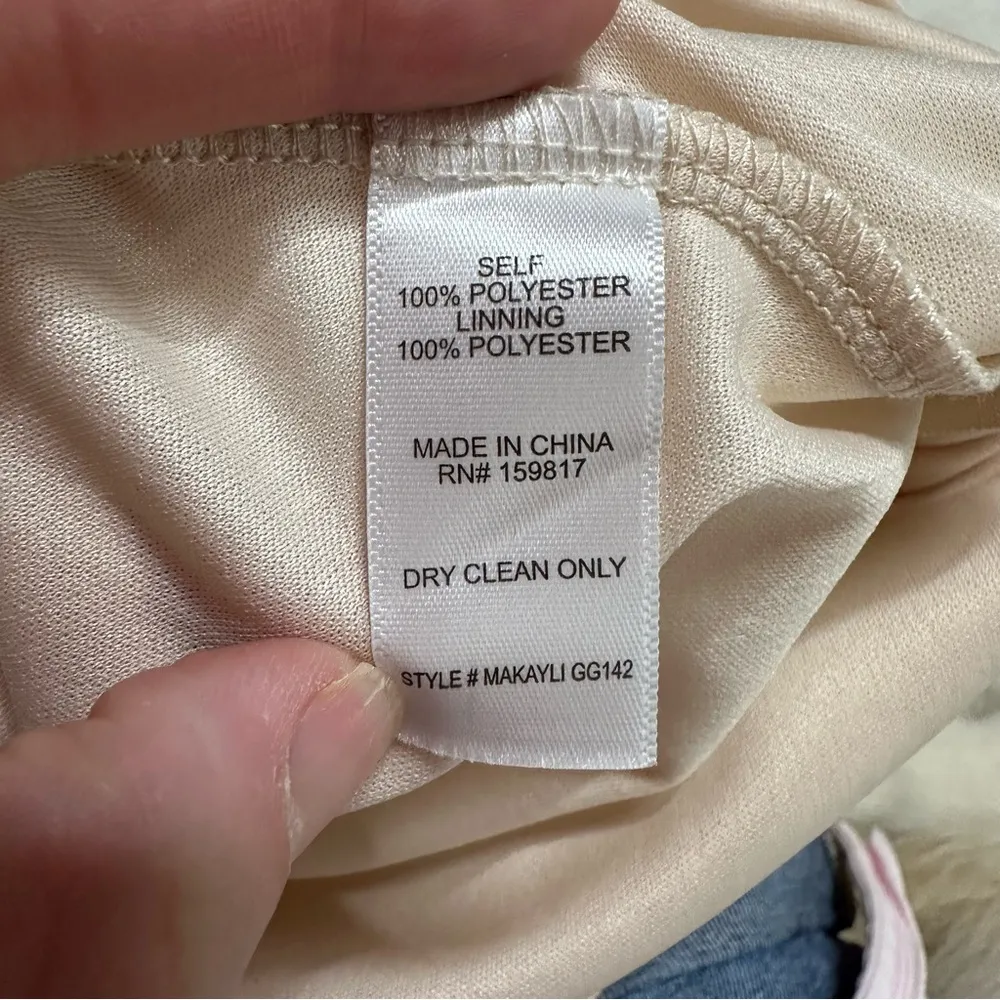 Altar'd State Peach Pink Floral Rose Pattern Dress, M - Image 7