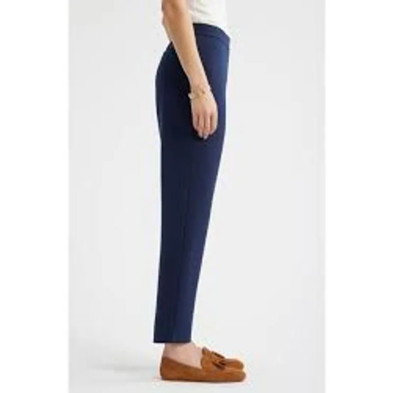 Caslon Pull On Stretch Ponte Ankle Pant Womens Size Medium Navy NWT NEW - Image 3