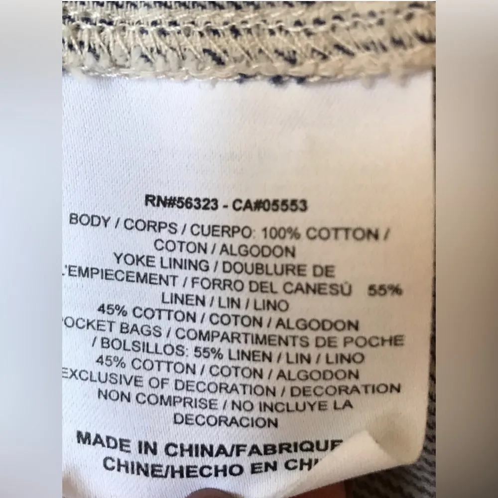 Nike 6.0 Lightweight Zip Up Snap Womens Jacket Size Small Denim Look - Image 10