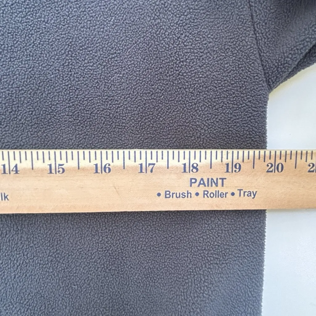 L.L. Bean 1/4 Zip Blue Lightweight Activewear Poly Fleece Top Size M Size M - Image 6