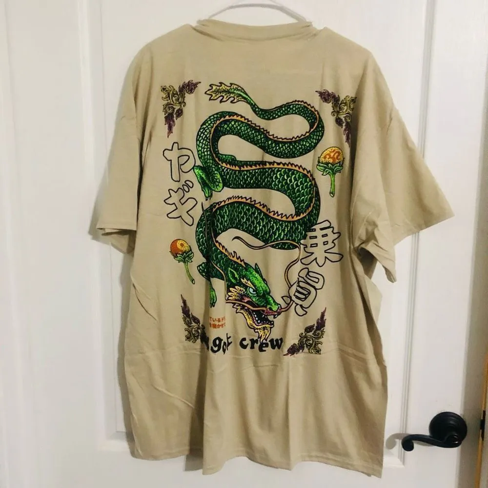 New‎ Goat Crew Sleeping Dragons T - Image 5