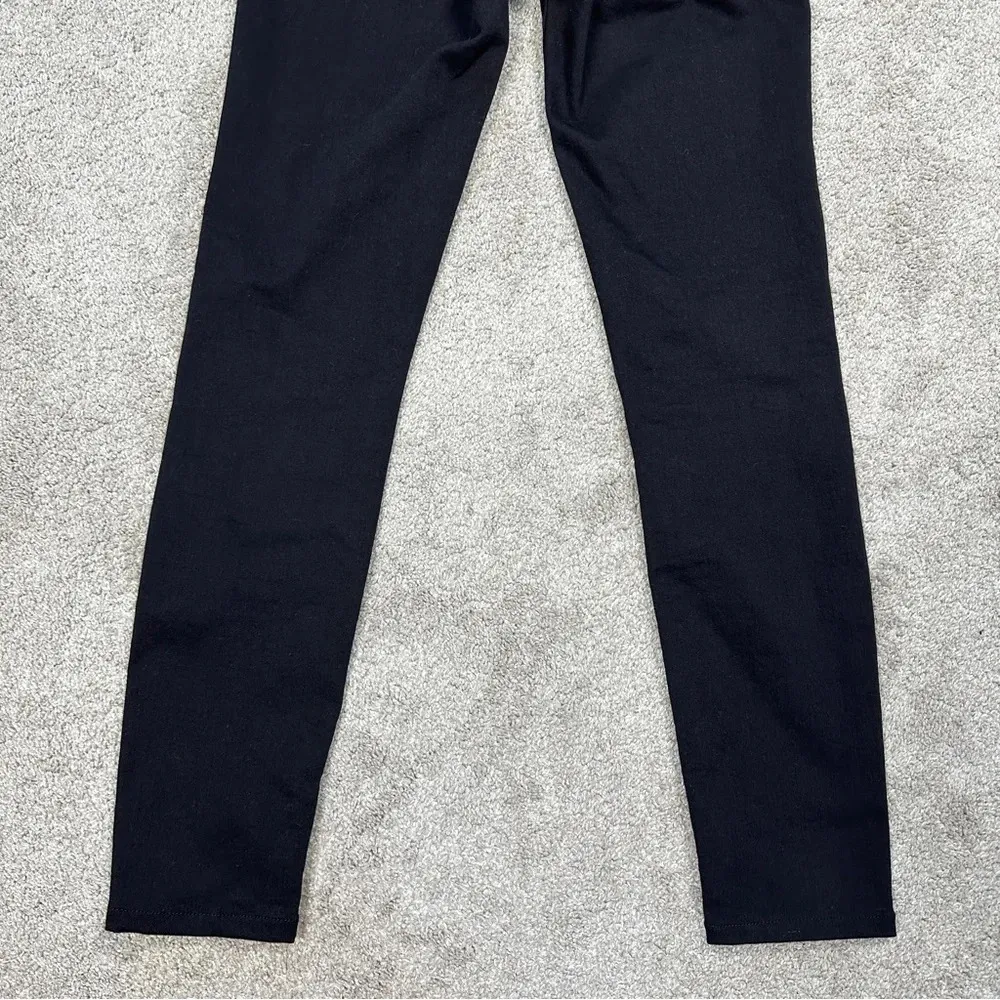 Good American Women’s Good Legs Skinny Fit Jeans Mid Rise in Black Size 25 - Image 8
