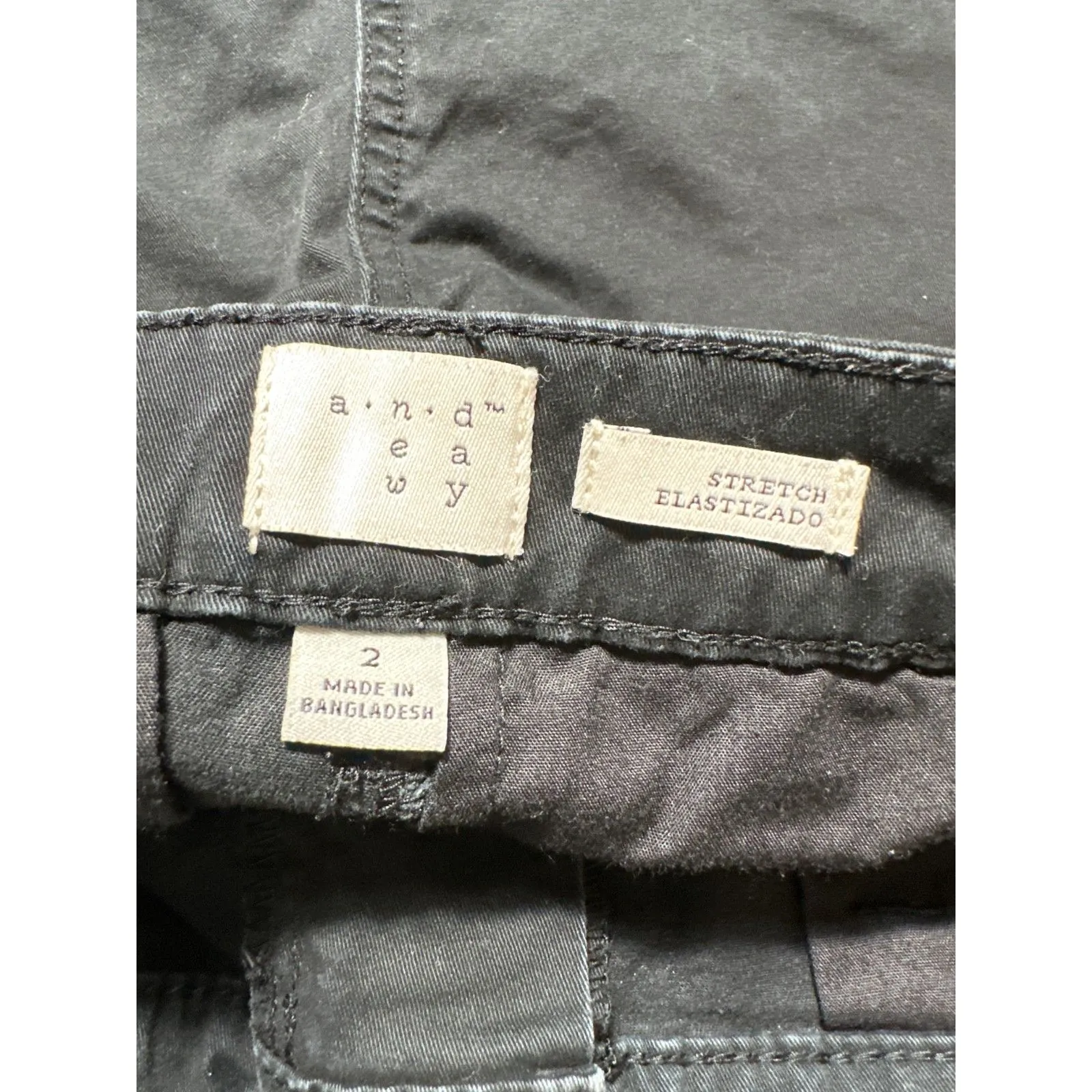 Target A New Day Black Mini Shorts Size 2 - Image 3