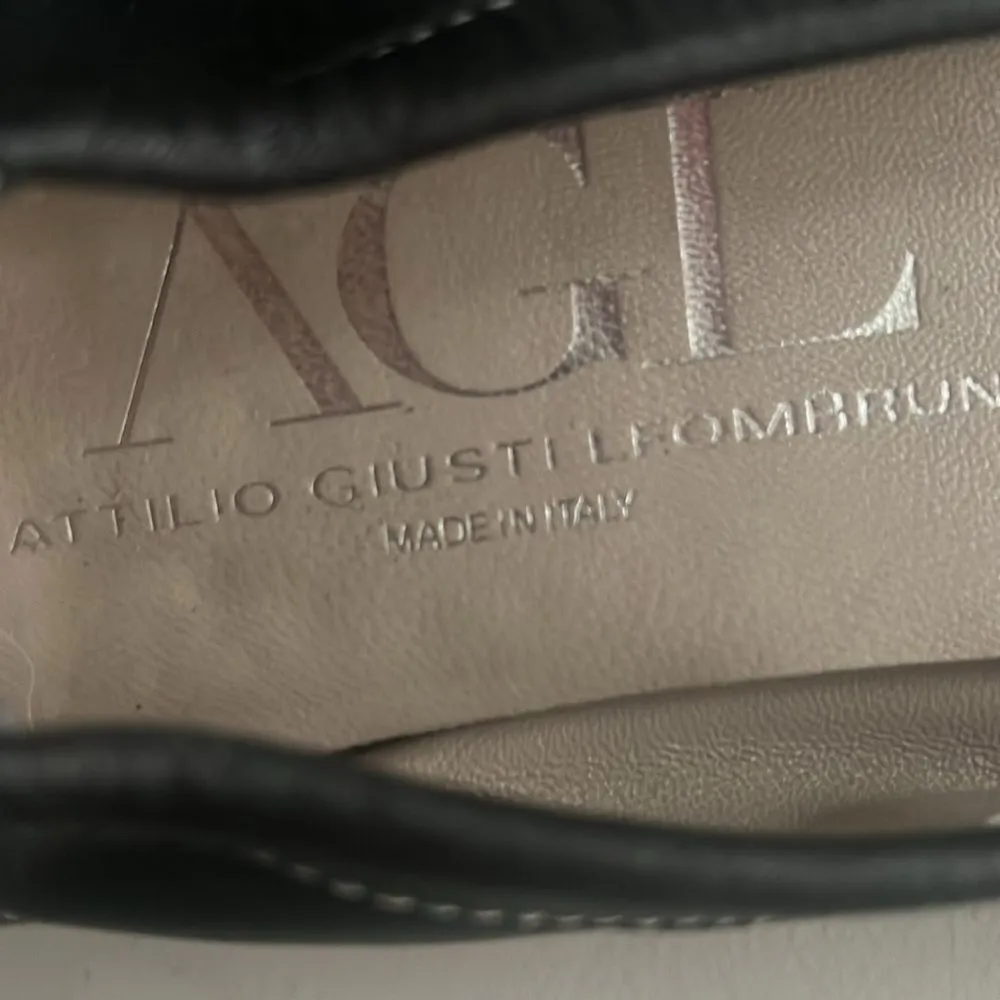 AGL Black and Silver Women's Shoes Size 40 - Image 6