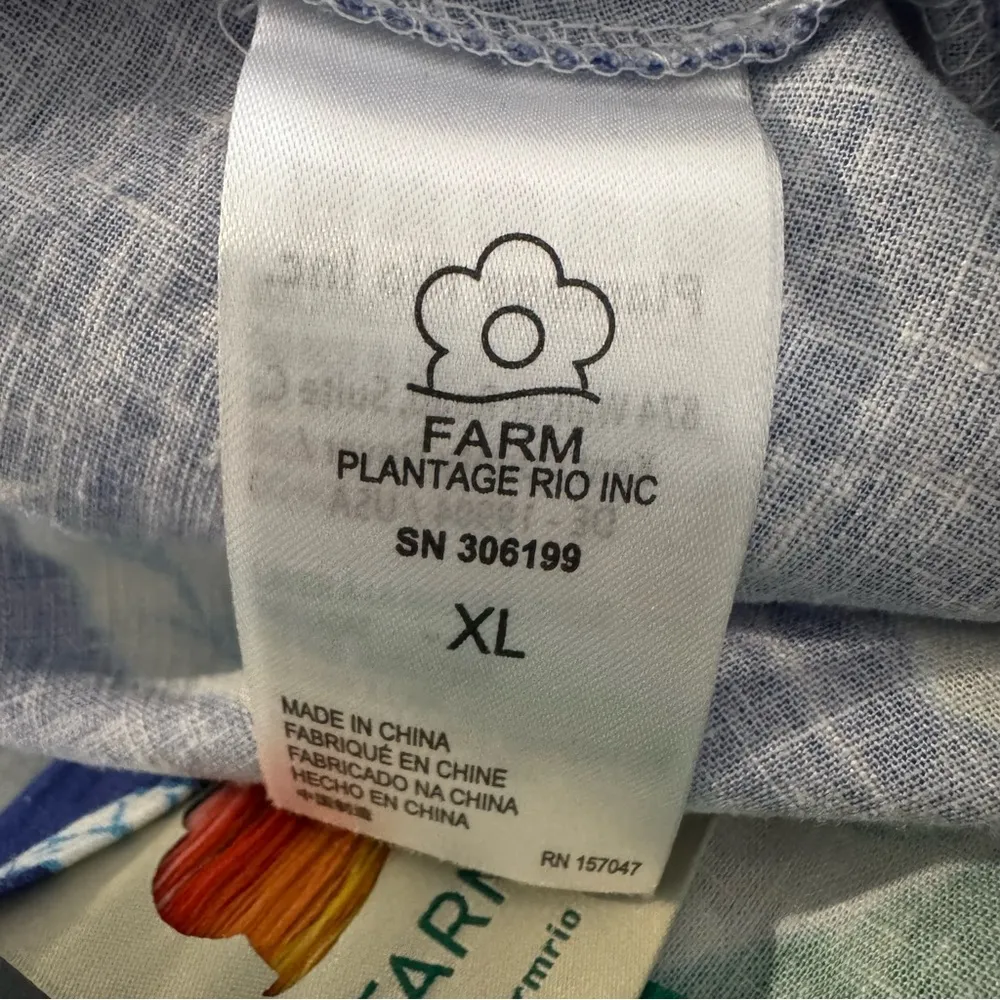 FARM Rio Soft Garden Flower Maxi Dress Size XL - Image 14