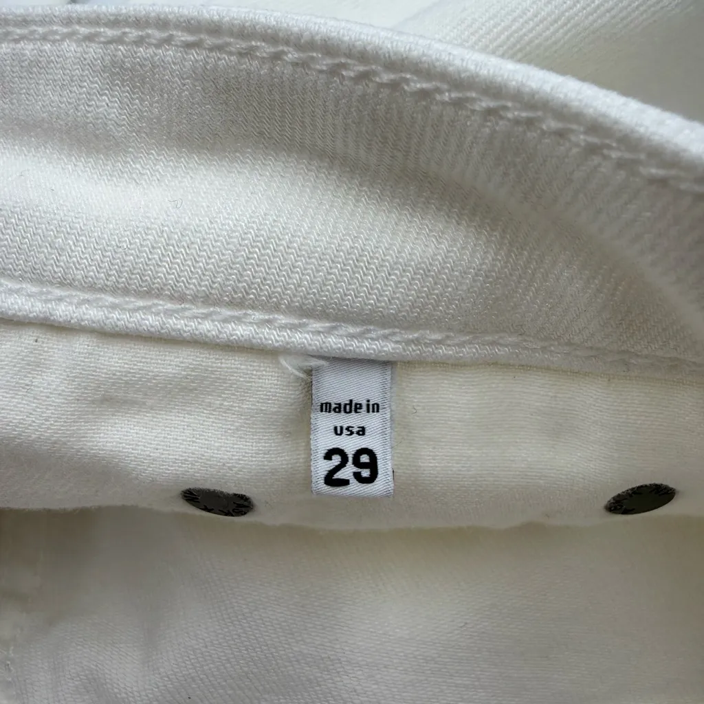 ASKK NY Juniper Wide Leg Jeans White Size 29 - Image 10