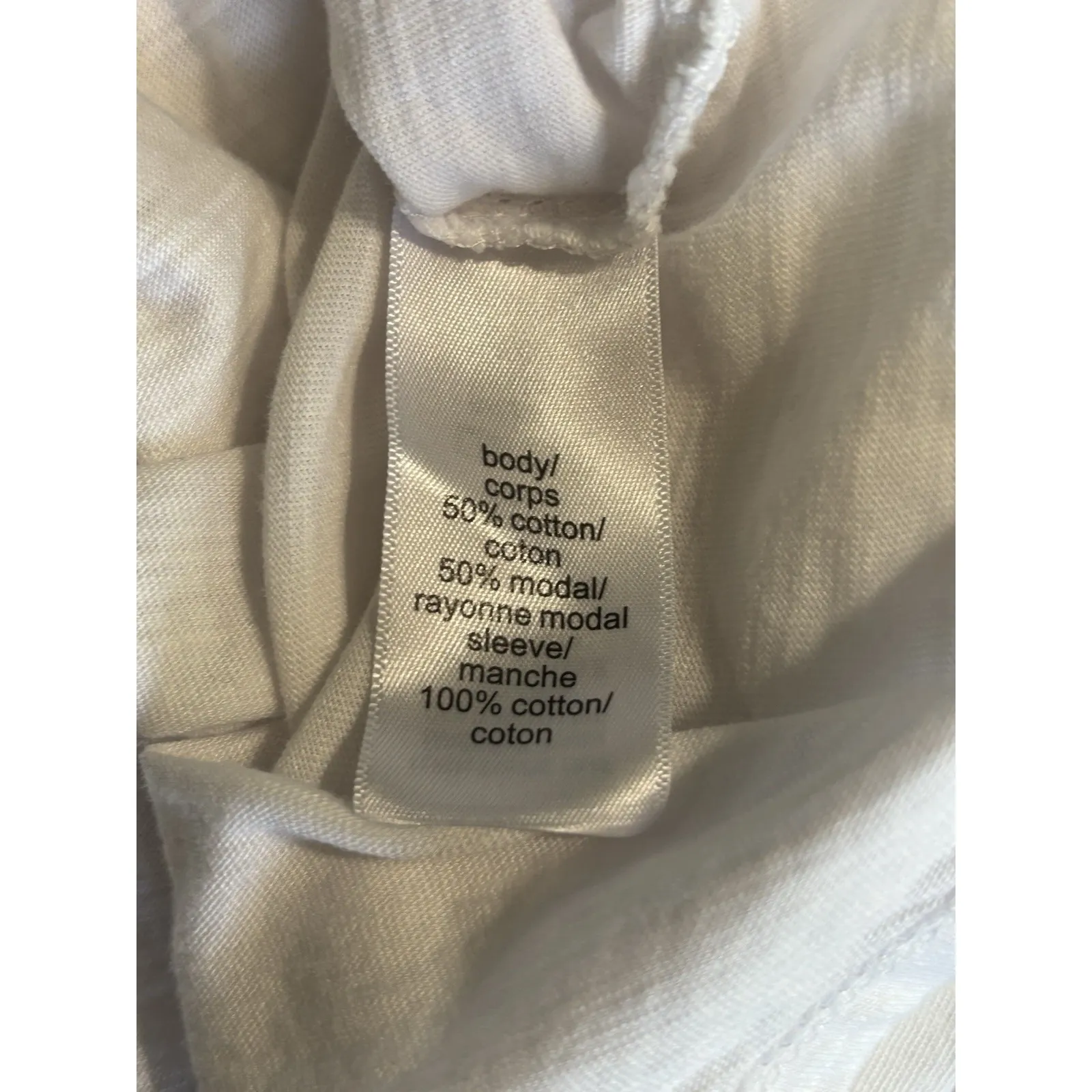 Maurices White Round Neck Short Eyelet‎ Flutter Sleeve Top Size 3XL - Image 6