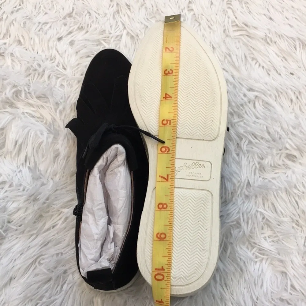 Seychelles Women’s West End Leather Platform Sneakers in black size 8 - Image 9