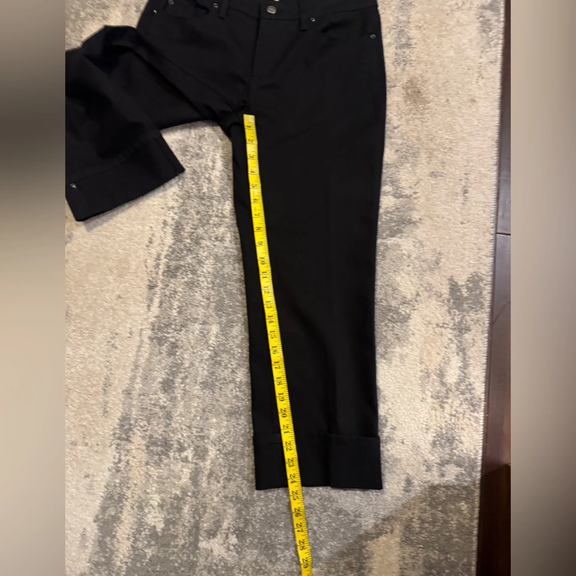 Blanc White House Black Market Black Cropped Jeans - Image 5