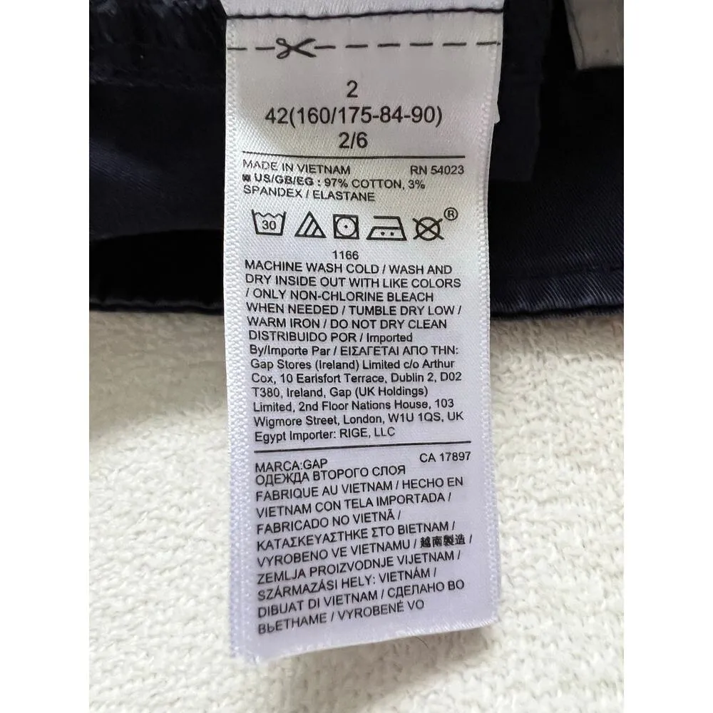 Gap  Midrise Casual Navy Shorts Size 2 5" Short - Image 7