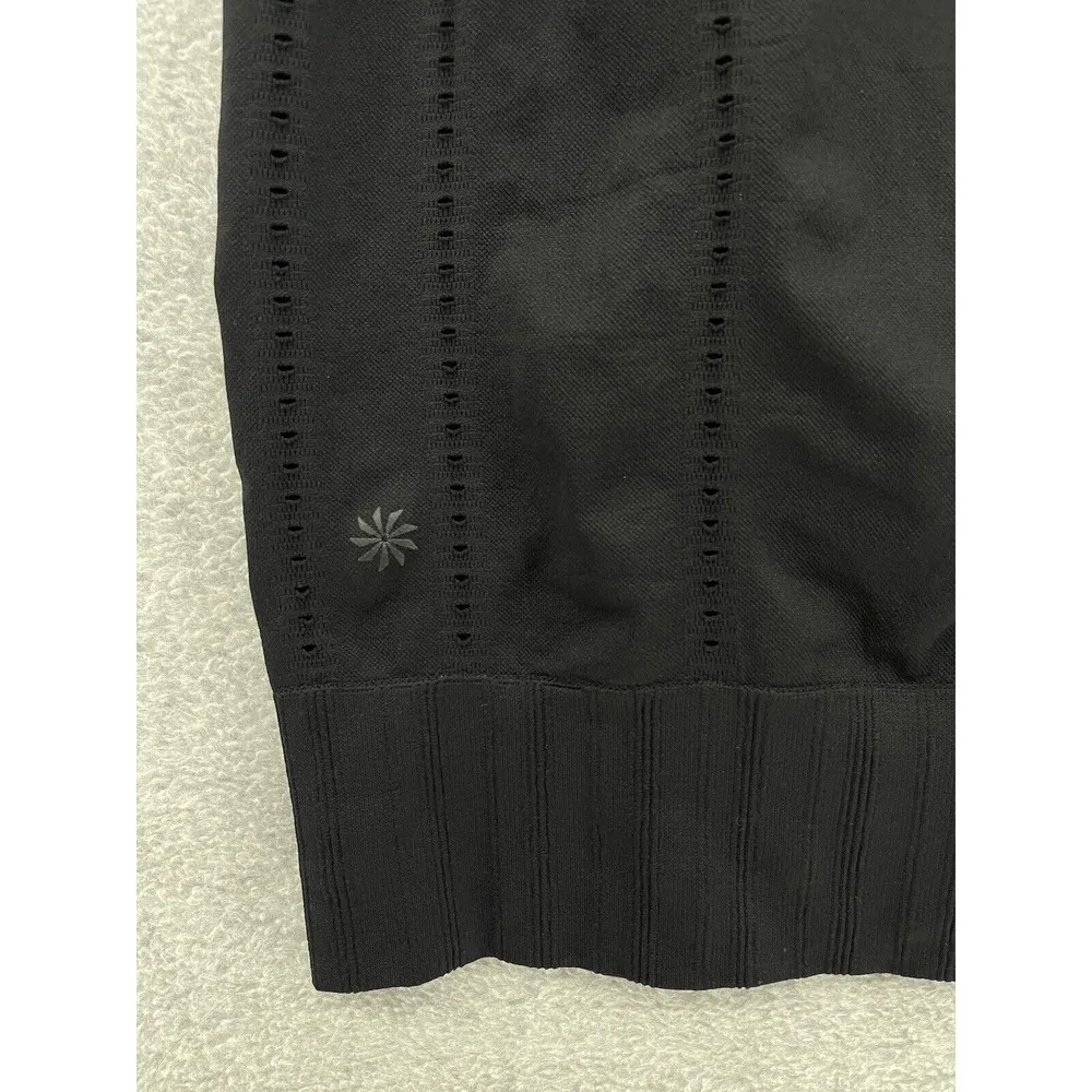Athleta Women's Athletic Tank Top Solid Black Size XS Sleeveless Fish Net - Image 7