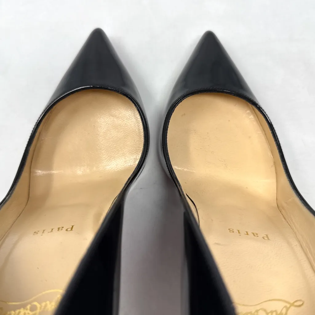 Christian Louboutin Pigalle Follies 100 Pointed Toe Stiletto Heel Pumps Black 37 - Image 6
