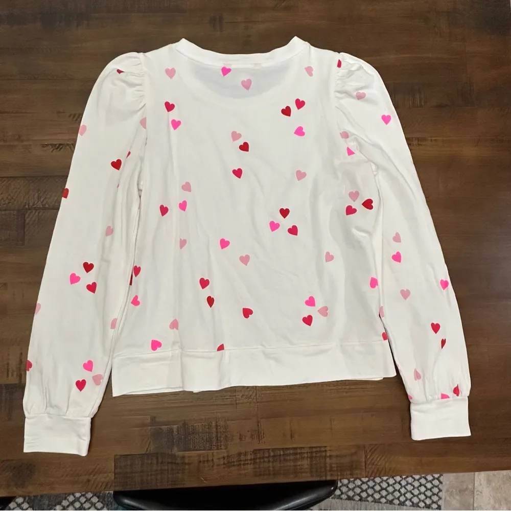 Lilly Pulitzer heart Valentine‎ sweatshirt size large - Image 5